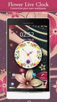 Flower Clock Live Wallpaper screenshot 3