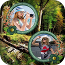 Jungle Dual Photo Frame-APK