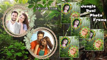 Jungle Dual Photo Frame syot layar 1