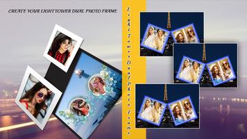 Light Tower dual photo frame Affiche