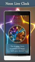 Neon Clock Live Wallpaper ภาพหน้าจอ 2