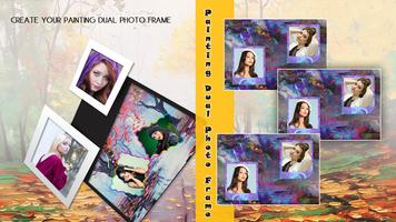 Painting Dual Photo Frame Affiche