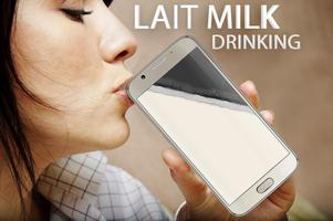 Lait - Milk drink Affiche