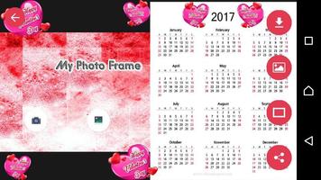 برنامه‌نما new Calendar valentine 2017 عکس از صفحه