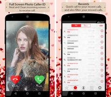 Love Caller Screen Phone Dialer اسکرین شاٹ 1