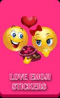 Love Emoji Stickers ポスター