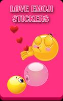 برنامه‌نما Love Emoji Stickers عکس از صفحه