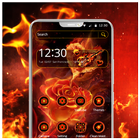 Love Fire Rose Theme ikona