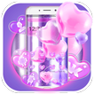 Purple Pink Love Heart Theme