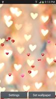 Romantic Hearts Live Wallpaper 截圖 1