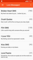 2017 Love SMS Messages Affiche