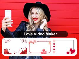 love video maker Affiche