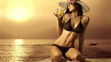 Hot Bikini Girls HD Wallpapers 截图 3