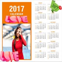 Calendar Photo valentine 2017 Ekran Görüntüsü 1