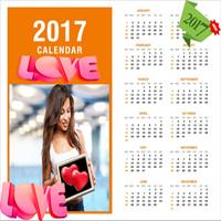 Calendar Photo valentine 2017 Ekran Görüntüsü 2