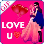 I Love you Animated Gif-icoon
