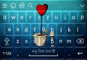 Love Keyboard Theme اسکرین شاٹ 1
