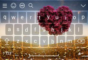 Love Keyboard Theme capture d'écran 2