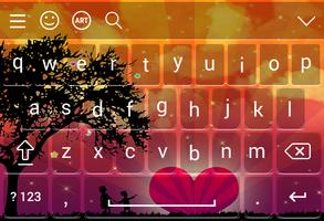 Love Keyboard Theme capture d'écran 3
