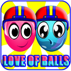 blue ball and pink ball icône