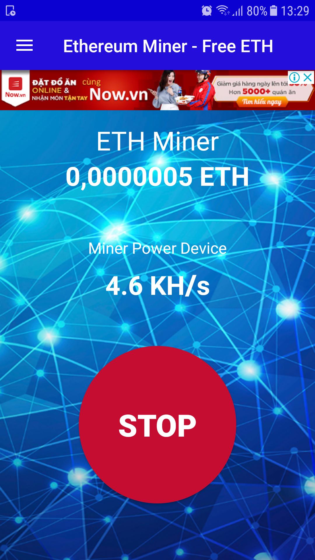 ethereum android mining