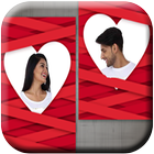 Love Couple Photo Collage Picture Frames Editor icône