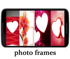 Love Couple Photo Collage Picture Frames Editor Affiche