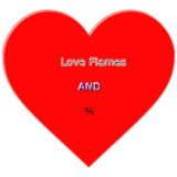 Love Flames And Percentage icône