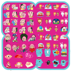 آیکون‌ Emoji Stickers pro