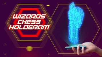 Wizards Chess Hologram Affiche