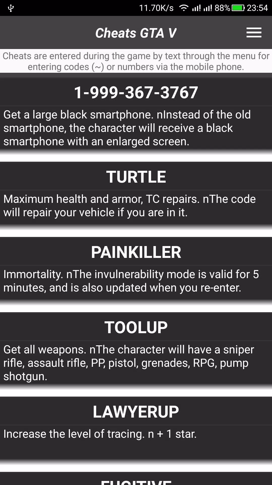 GTA 5 Cheat Codes List: PS4, Xbox, PC & Phone