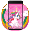 Cute Cartoon Unicorn Theme