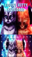 برنامه‌نما Lovely Kitty Keyboard Theme عکس از صفحه