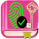 Lovely Personal Diary with Fingerprint Password APK