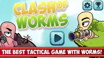 Poster Clash of Worms