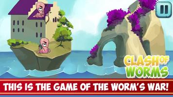 Clash of Worms Ekran Görüntüsü 1