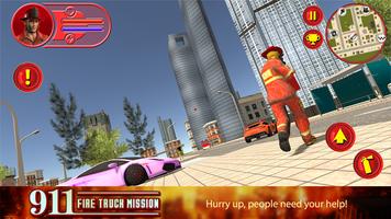 911 Fire Truck Mission 포스터