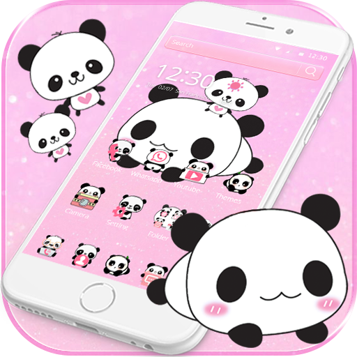 Cute Panda Theme Panda Icon Changer