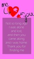 Love quotes for her Affiche