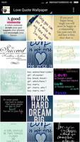 برنامه‌نما Love Quote Wallpaper عکس از صفحه
