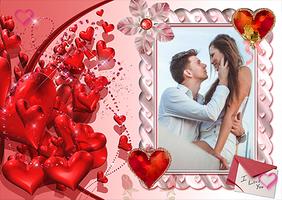 Romantic Love Photo Frames captura de pantalla 2