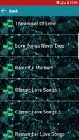 Classic Love Songs MP3 captura de pantalla 1