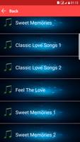 Love Songs MP3 Sweet Memories captura de pantalla 2