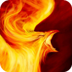 Fiery Predatory Bird Live WP icône