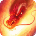 Red dragon live wallpaper-icoon