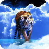 Tiger in the Sky Live WP icône