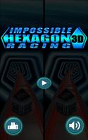 Impossible Hexagon Racing 3D постер