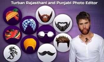 Turban Rajasthani & Punjabi Photo Editor Nouveau Affiche