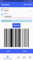 برنامه‌نما QR Barcode Scanner Generator عکس از صفحه