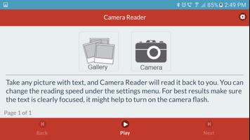 Camera Reader स्क्रीनशॉट 2